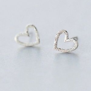 Sterling Silver Heart Earrings